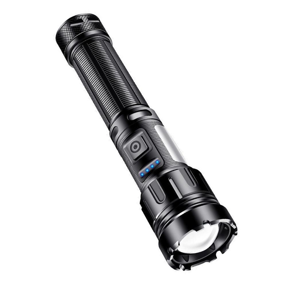 Portable XHP50 Flashlight 800LM COB LED Outdoor Lantern 1200mAh Type-C USB Rechargeable IPX4 Waterproof Camping Fishing Lighting