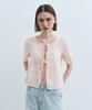 Malittepeulangsowajeobeo W Round Neck Ribbon Shirt Pink