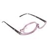 Make-up Lesebrille Einzelglas Vergrößerungs Flip-Down Rotierende Make-up Brille für Augen +2,50