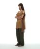 Partimento Woman Asymmetric Lace Trim Slip Dress_Beige