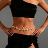 Shell Sea Star Imitation Pearl Body Chain Gold Beads Belly Chains Starfish Waist Chain  Bikini