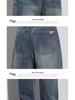 Men's 2025 Retro Loose Straight-Leg Jeans - Wide-Leg Casual Workwear Pants for Autumn and Winter