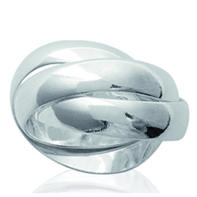 Silver Alliance 'Trio' Silver - 3 Rings 5 Mm