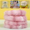 1m Plush Rabbit Hair Twisting Rod Color Fur Ribbon Tapes Rod DIY Gift Plush Twist Wire Stick Dog Toy Handmade Sewing Accessories