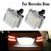 2 Pcs Canbus LED Car Number License Plate Light Assembly Auto Lamp Luces 6000K For Mercedes Benz W204 W221 W207 W218 W212 W216