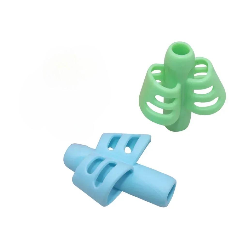 

2/4 шт. Детский карандаш для письма, держатель для ручки, студенческая практика обучения, силиконовые насадки для карандашей для коррекции осанки при письме у детей