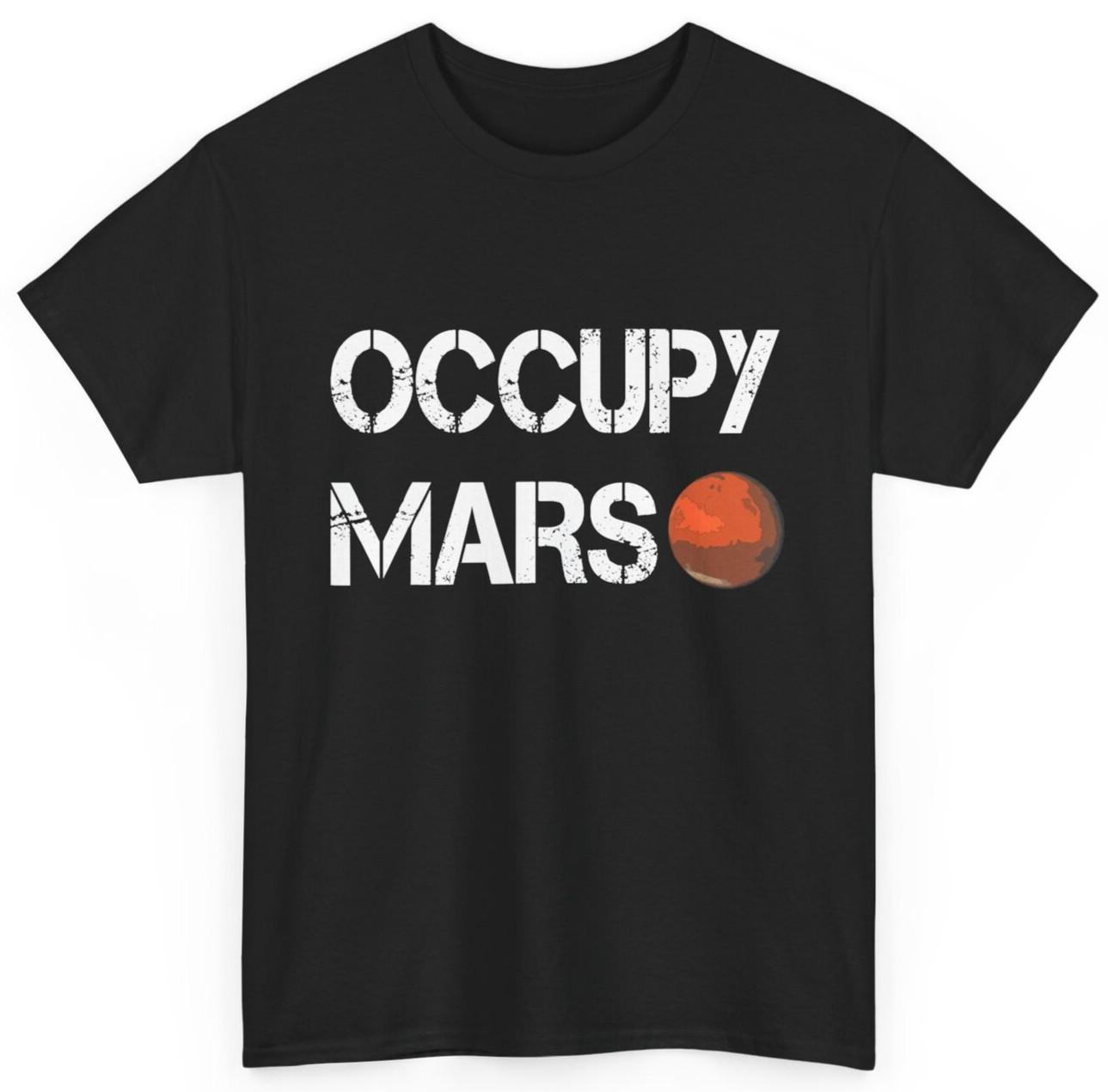 Occupy Mars Space Shirt The Explorer Occupy Mars Space T-shirt M