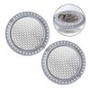 2PC Stainless Steel Shower Drain Cover Hair Catcher for Quick Drainage