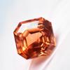 Natural Orange Sapphire Loose Gemstone 4.20 Ct Brilliant Square Cut September Birthday Birthstone