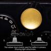 Brass Shutter Release Concave Rubber Ring Shutter Button for Fujifilm/Leica/Nikon/Sony DSLR Camera