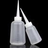 4Pieces Translucent Squeeze Bottles Multifunctional Wash Bottle DIY Supplies Ideal for Glue Oil and Laboratory Use