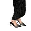 2025 New Summer Pointed Small Fragrant Wind Pointed Thin Heel High Heels French High Heel Bag Head Empty Sandals Women