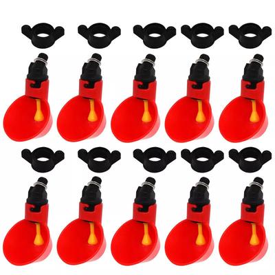 10 sztuk automatycznych podajników kubków do picia wody dla drobiu, kurczaków, kur i ptaków