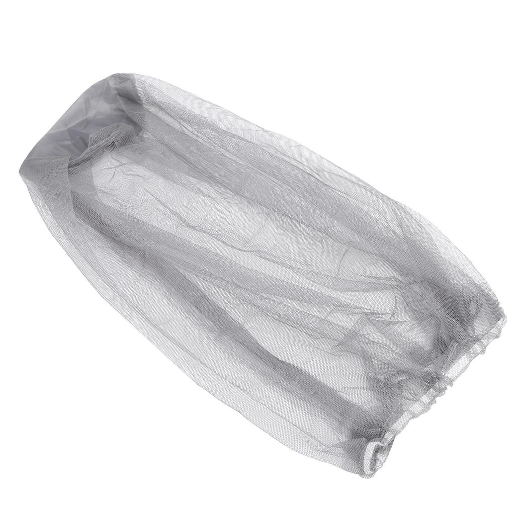 Nylon InsectProof Mosquito Night Fishing Net Sunscreen Breathable Mesh Sheild Cap(Grey )