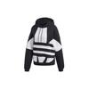Sudadera con capucha para mujer Adidas Originals Trefoil Logo Talla Grande Estilo Americano Sudadera con capucha para mujer Negro FS1308