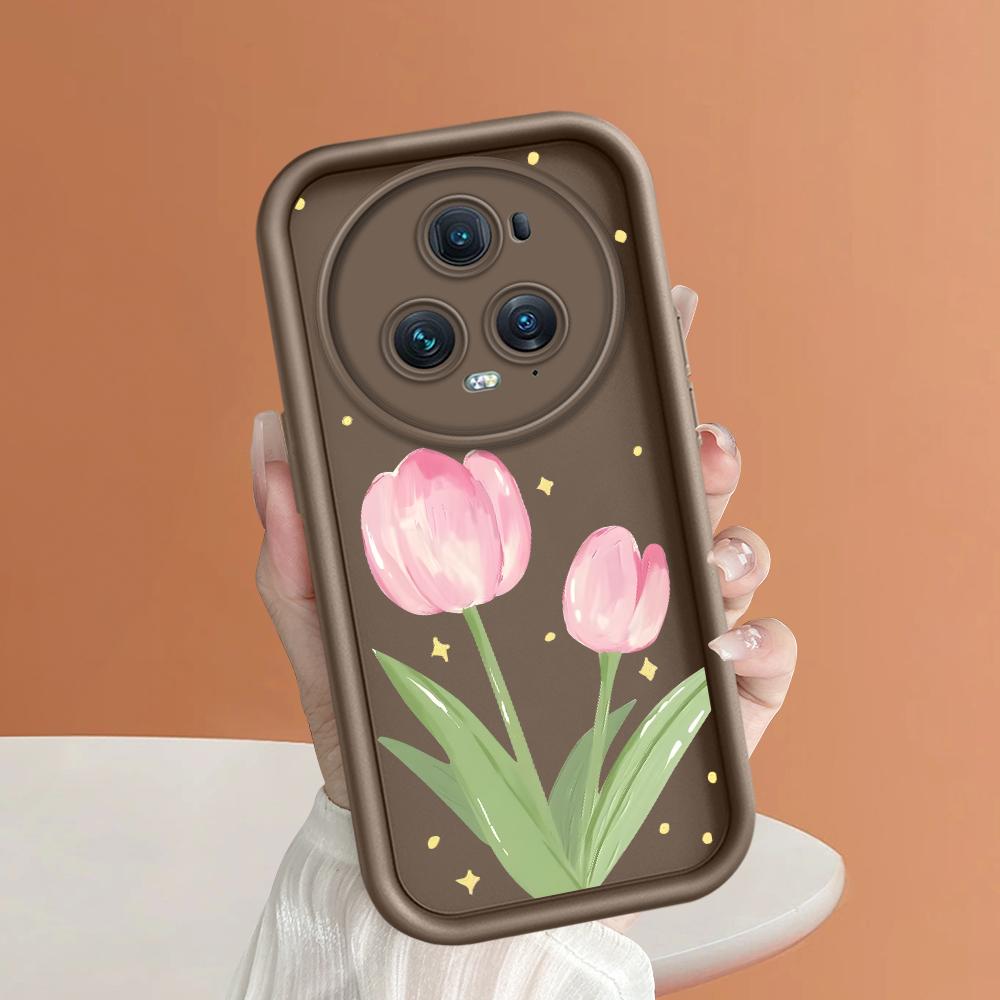 Soft Silicone Square Ladder Printing Pattern Phone Casing Full Cover Camera Shockproof Protection Rubber Case for Huawei Honor