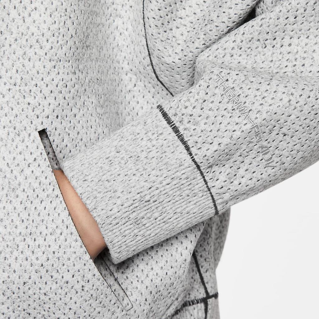 Nike Forward Series Solid Color Carbon Reduction Fleece Knit Loose Hoodie Women hoodies Light-Gray DR4529-084