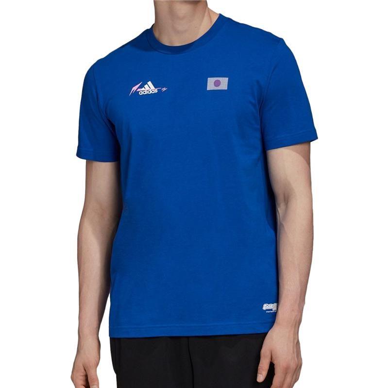 Adidas Soccer Jerseys Men's Blue Moderate Straight Fit FQ7637