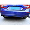 2pcs Carbon Fiber Style Left Right Rear Cylinder Exhaust Tail Pipe Cover Trim For Honda Accord 10th Gen 2018 2019 2020 2021 2022
