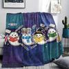 1 Stück Flanelldecke mit Cartoon-Druck, Hohe Qualität, Bequem für alle Jahreszeiten, Heimdekoration, Wärme und Komfort, Perfekt als Weihnachts- oder Geburtstagsgeschenk