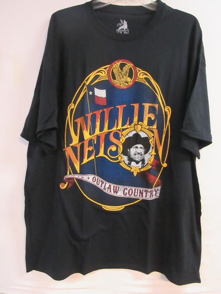 WILLIE NELSON OFFICIAL MERCH OUTLAW COUNTRY BAND CONCERT MUSIC  2XL / XXL Unisex T-Shirt S