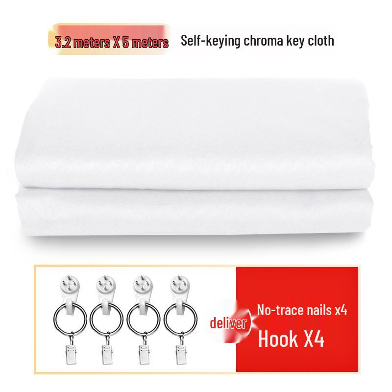 Blue and Green Screen Backdrop for Photography and Live Streaming with Stand