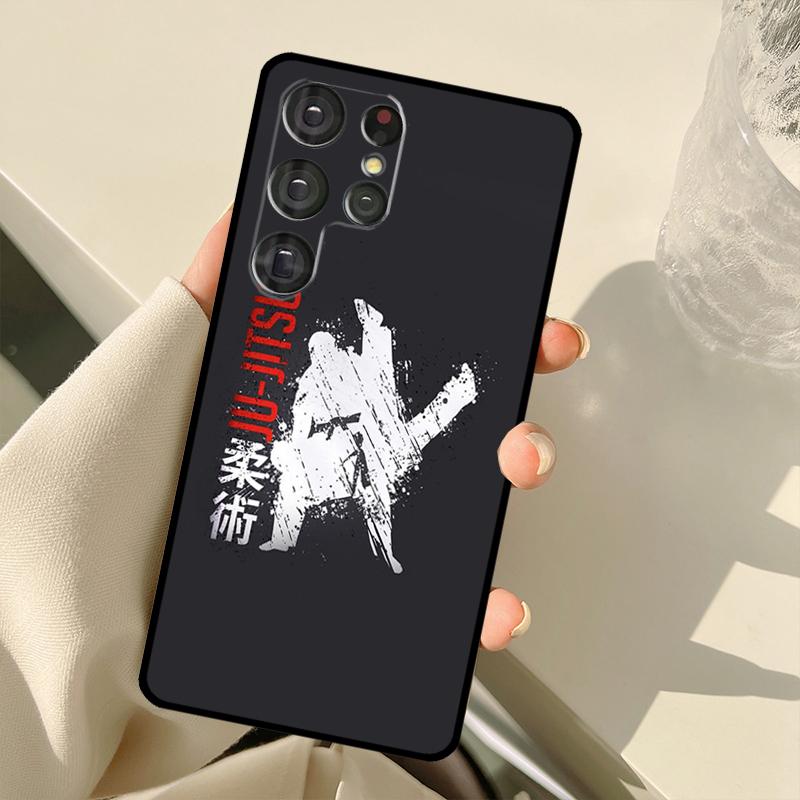 Japanische Kampfkunst Judo Handyhülle für Samsung Galaxy S20 FE S21 FE S22 Ultra Note20 Note10 S8 S9 S10 Plus Cover