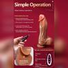 Heroic Man Liquid Silicone Electric Phallus Simulation Dildo Adult Sex Products Female Cannon Machine Masturbation Machine Fun