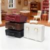 Antique Style Dollhouses Miniature 1/12 Scale Collectible Wooden Case Detachable Design Craft Project