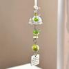Jellyfish Star Lucky Leaf Wind Chime Keychain & Phone Lanyard Pendant
