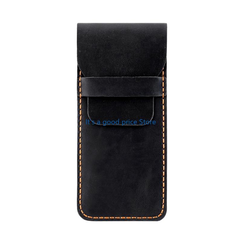 Leather Fountain Pen Case Water Resistant Pen Organiser Portable Pencil Pouches For Men Women Writing Essential Storage
