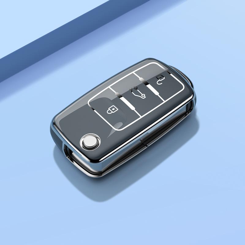 Volkswagen Key Cover for Bora, Sagitar, Lavida, Jetta, Passat, Polo, Tiguan, and Golf.