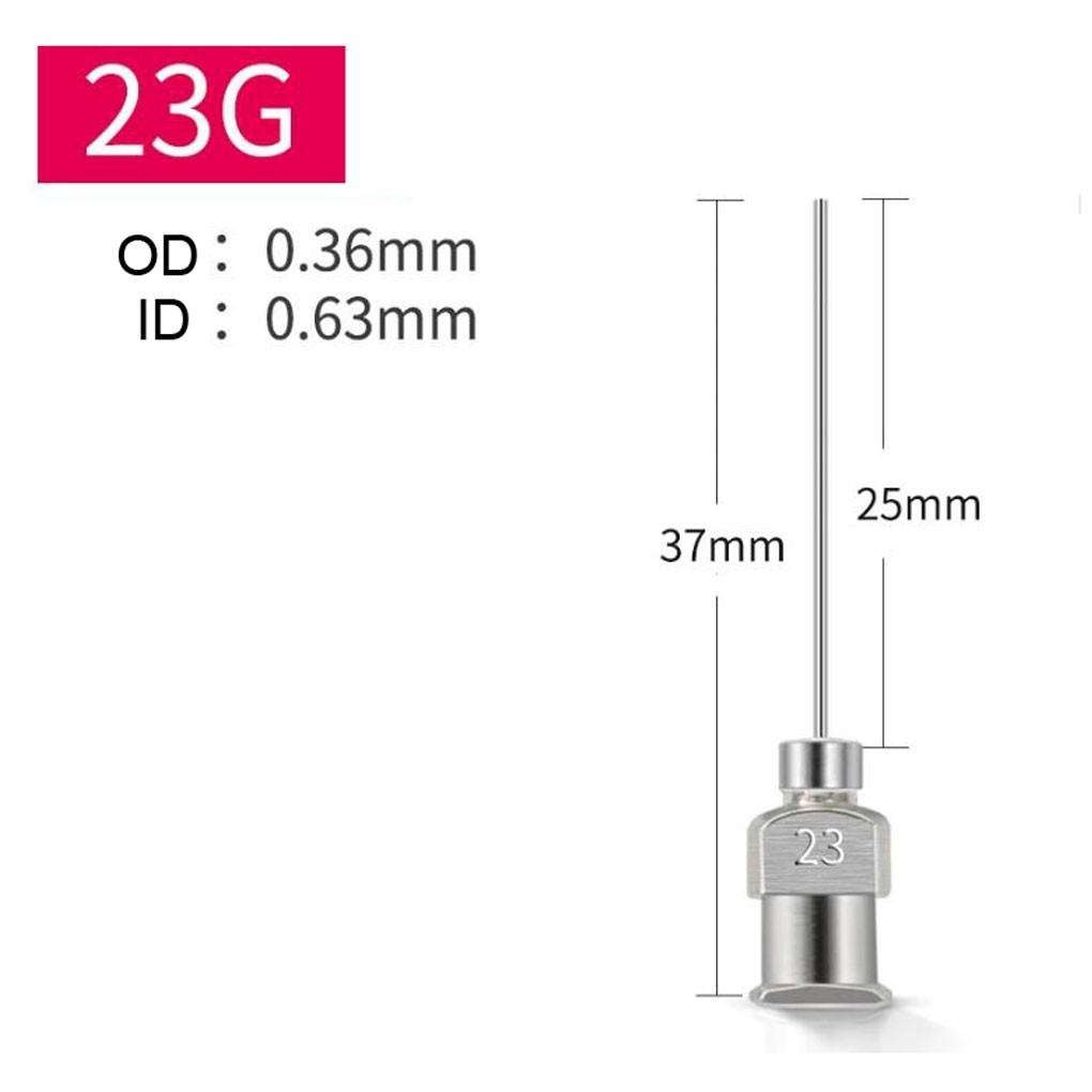 25mm Stainless Steel Dispensing Machine Needle Industrial Glue 1 Inch 8G-30G