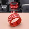 Car Drive Mode Tune Adjust Knob Ring Cover Fit for Toyota Tundra   2024 Red Aluminum Alloy