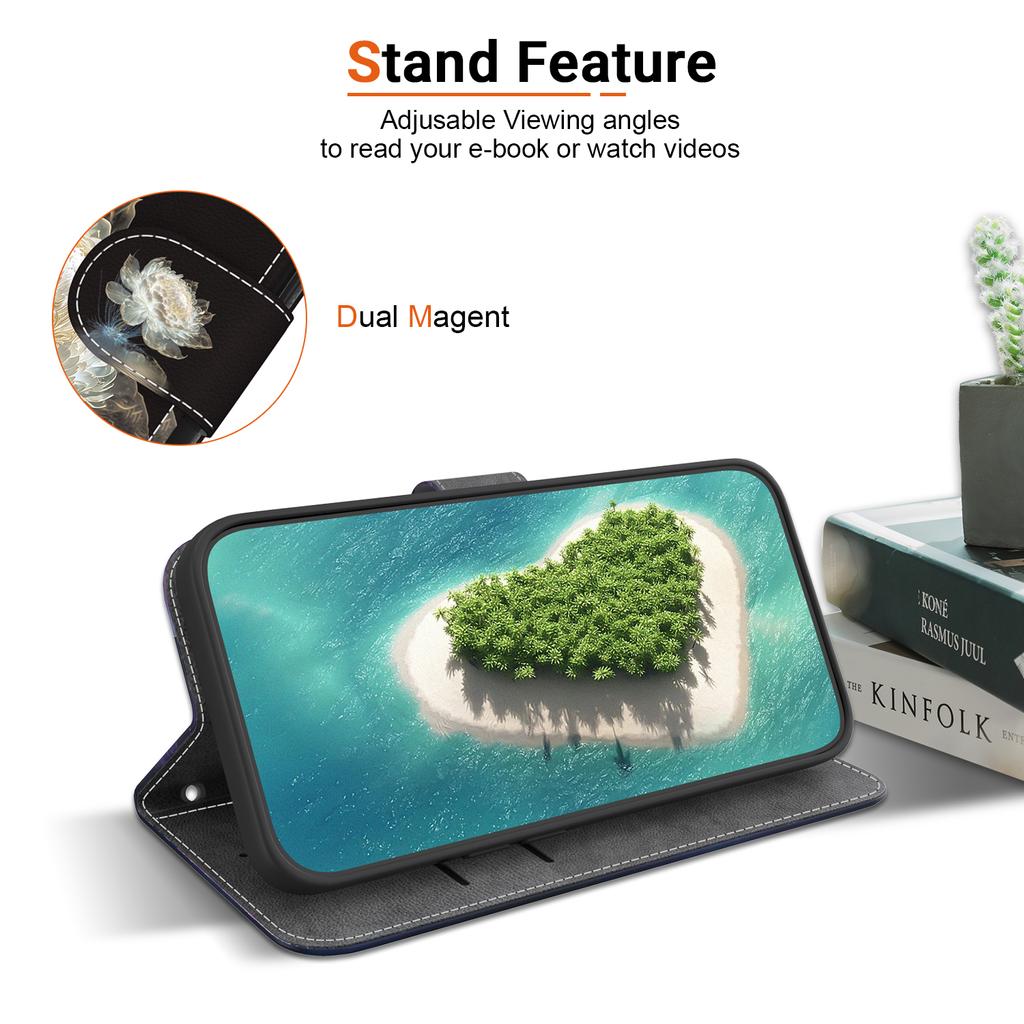 For Xiaomi Redmi A5 4G (171.7mm)/Poco C71 4G Wallet Phone Case Anti-Drop Leather Flip Cover Pattern Printing with Strap