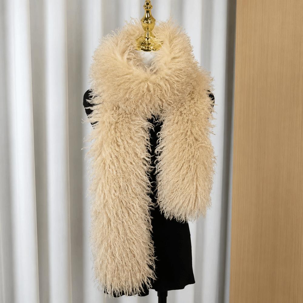 Windproof Imitation Wool Scarf Thick Fluffy Scarf Fashion Winter Scarf Winter