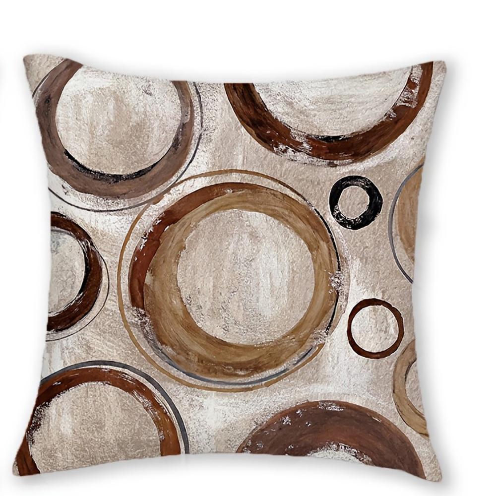 Stylish 2d Printed Pillowcases with Unique Patterns Sofa cushion cover home bedroom room decoration