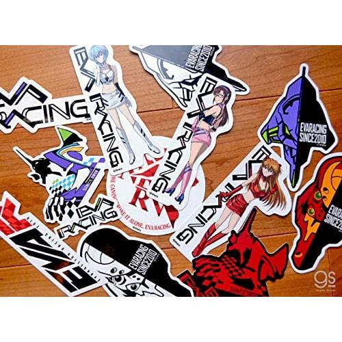 Evangelion Racing EVA Racing Sticker NERV Logo Circle Character Sticker Anime Licensed Product LCS1229 gs Official Merchandise