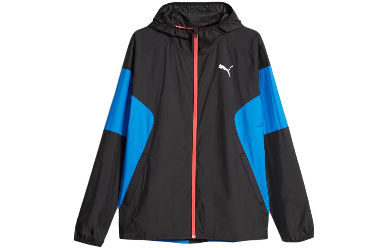 PUMA Lightweight Running Jackets Men s Blue Hooded Moderate Other 524041-51 XS