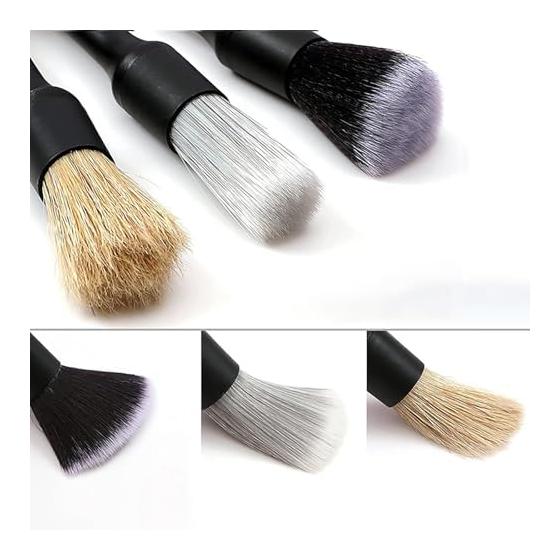 Wheel Brush, Tire Wheel, Car Wash Brush Set of 6, Detail Brush, For Wheel Body, For Car Interior Cleaning, No Damage, Gap Cleaning, Car Wash Set, Car