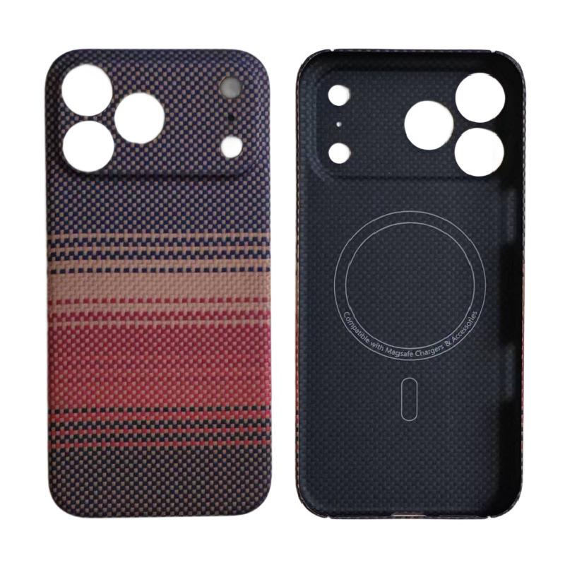 iPhone 17 Pro Max Volcano Kevlar Frameless Magnetic Ultra-Thin Full Coverage Case