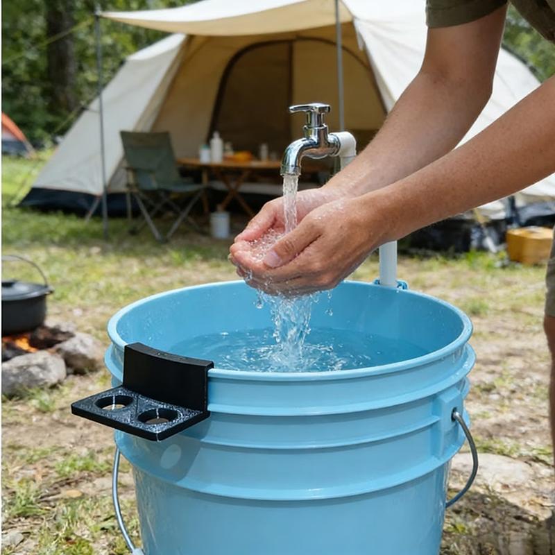 Car Wash Bucket Brush Holder Fits Standard Car Detailing Buckets Easily Attaches Convenient Car Care Keeps Brushes Neatly