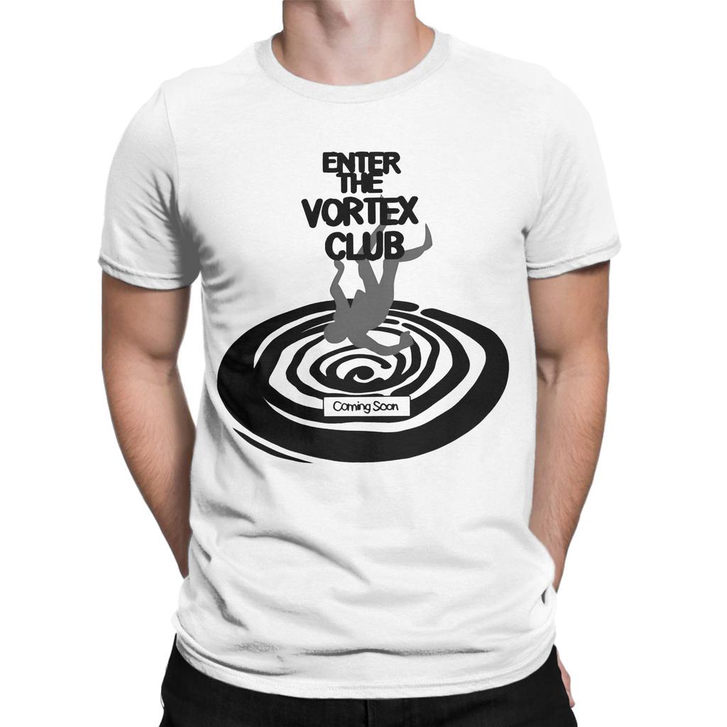 Enter the Vortex Club Mens T Shirts Life Is Strange Tees Short Sleeve Round Collar TShirt Pure Cotton Birthday Present Tops