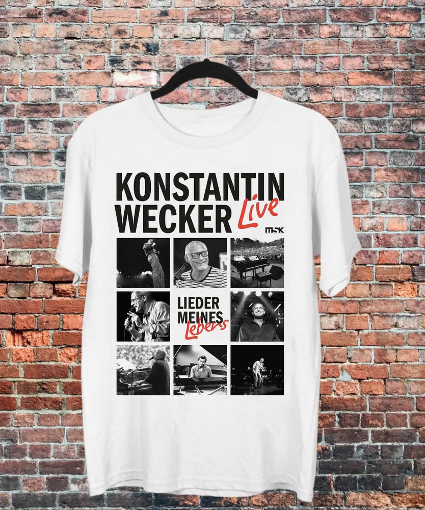 KONSTANTIN WECKER 2025 Lieder meines Lebens T Shirt Full Size S-5XL Unisex T-Shirt XXXXL