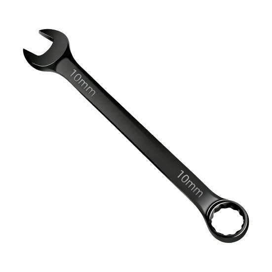 Heavy Duty Steel Spanner Double End Combination Wrench, Heavy-Duty Metric Hexagonal Bolt Tightening Tool High-Strength for Automotive Construction