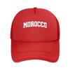 Morocco Flag Casquette  Unisexs Womens Outdoor Hats  Adjustable Snapback Cap New Baseball Caps