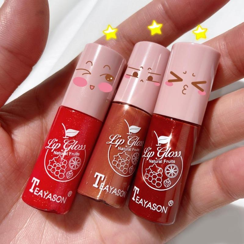 Dudu Lip Gloss Colorless Transparent Lip Gloss Bright Crystal Lip Gloss Glass Lips Fine Glittering Pearl Light Band Shiny Jelly