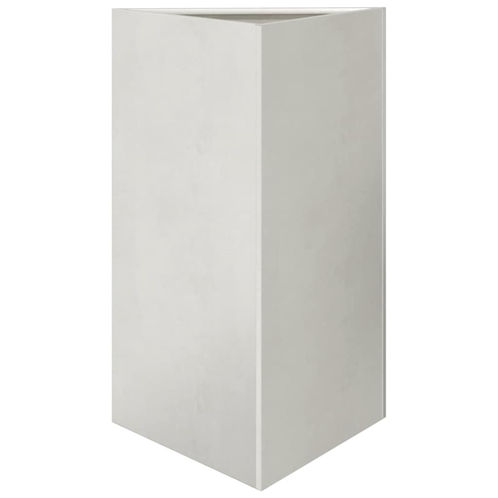 Triangular Planter Box 50 X 43 X 75 Cm Stainless Steel