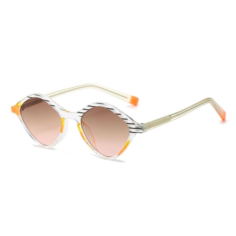 

Retro Small Polygon Square Sun Glasses Women High Quality Fashion Eyewear Men Trending Punk Sun Glasses Shades UV400 Oculus as picture