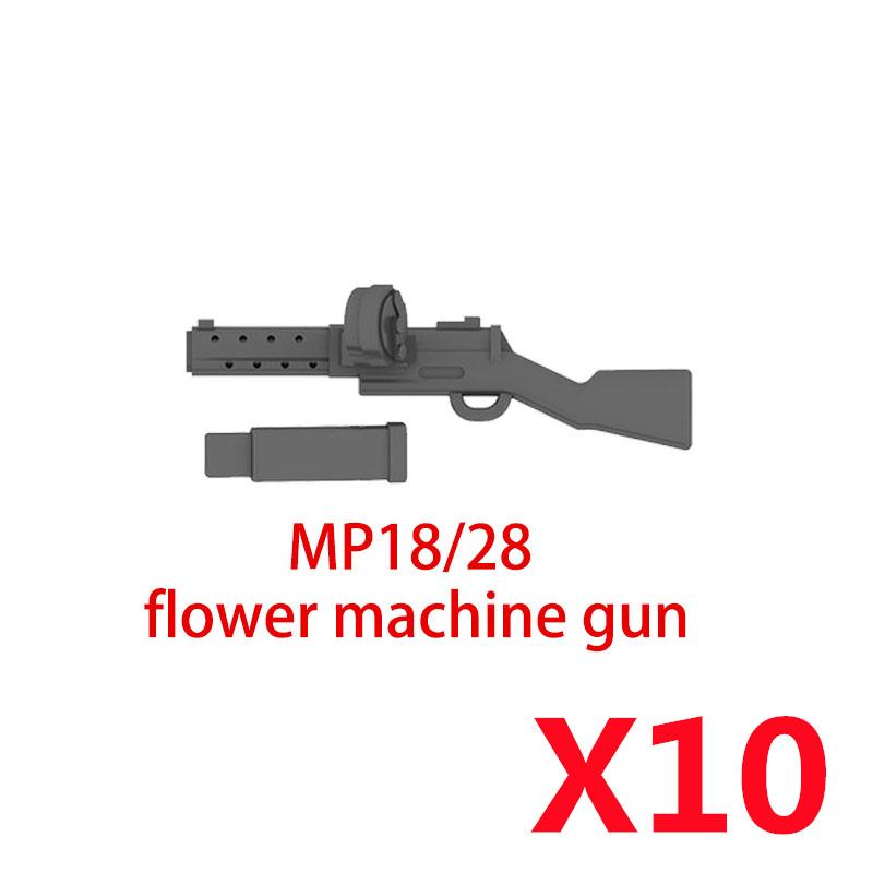 Militärwaffen MOC Bausteine Figuren Soldat US Sowjetischer Gewehr Mini-Kanone Raketenwerfer MG42 RPG Kugel Spielzeug Geschenk K022